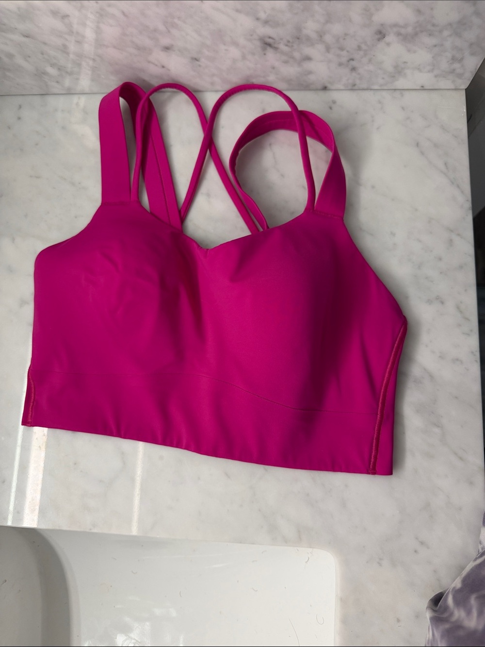 lululemon athletica Hot Pink Strappy Sports Bra